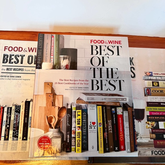 Food & Wine Best Of The Best Book Lot 7 Hardcover Cooking Recipe Kitchen - Picture 8 of 8